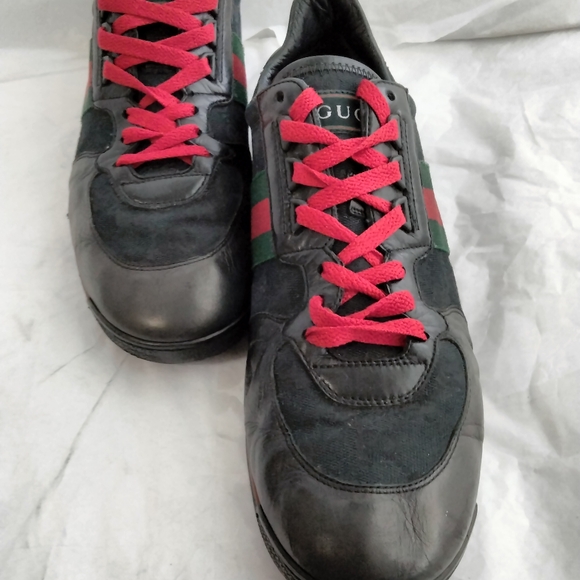 Gucci GG Guccissima Web Stripe sneakers men's 10 - Picture 15 of 16